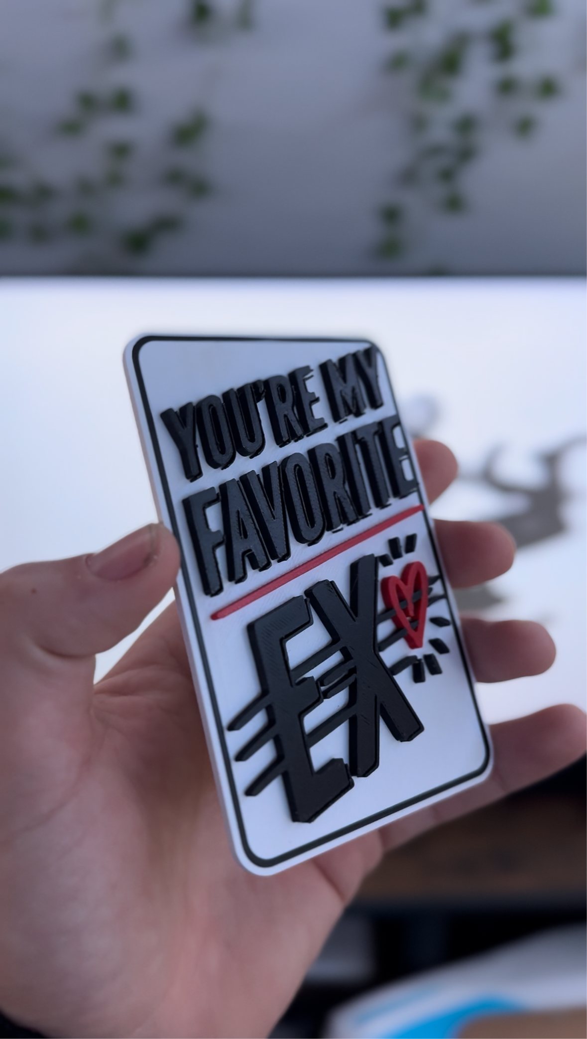 You're My Favorite Ex Card