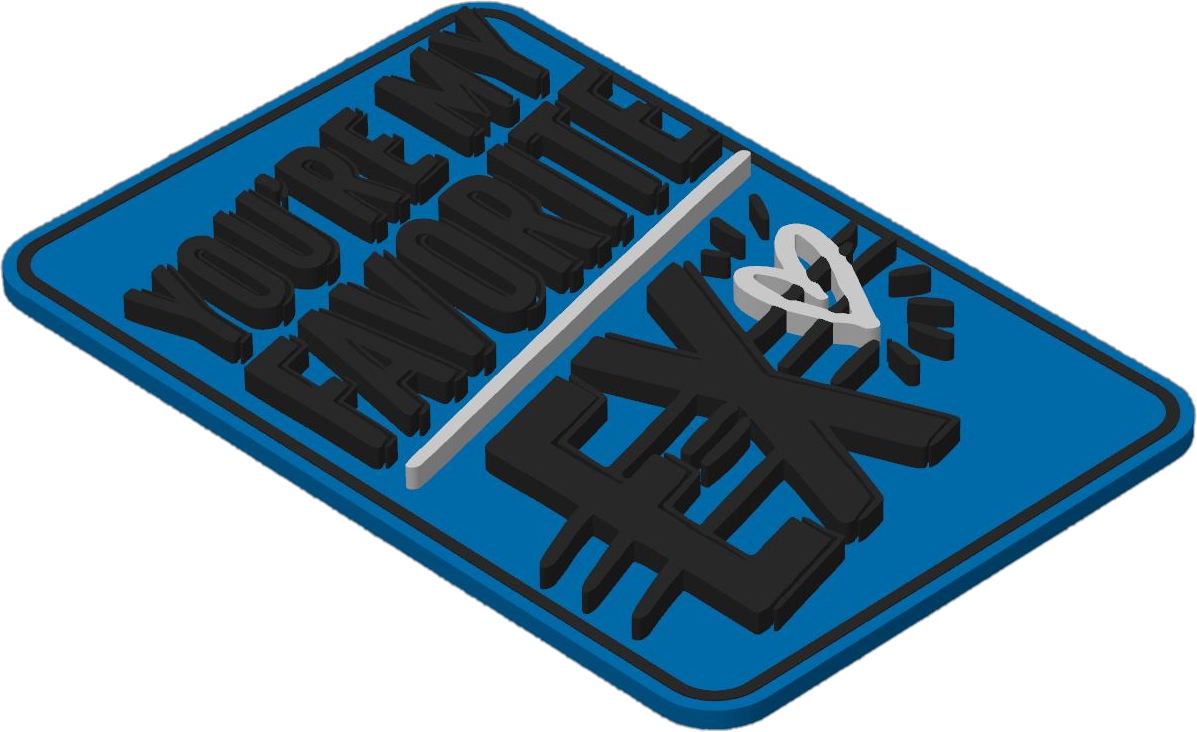 You're My Favorite Ex Card