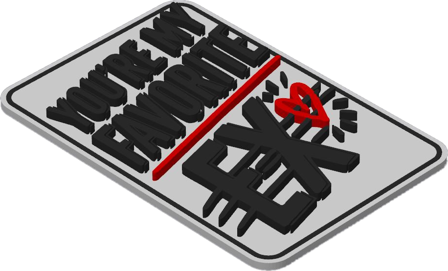 You're My Favorite Ex Card